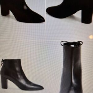 Stuart Weitzman Gardiner Block Heel Bootie  Size 7.5